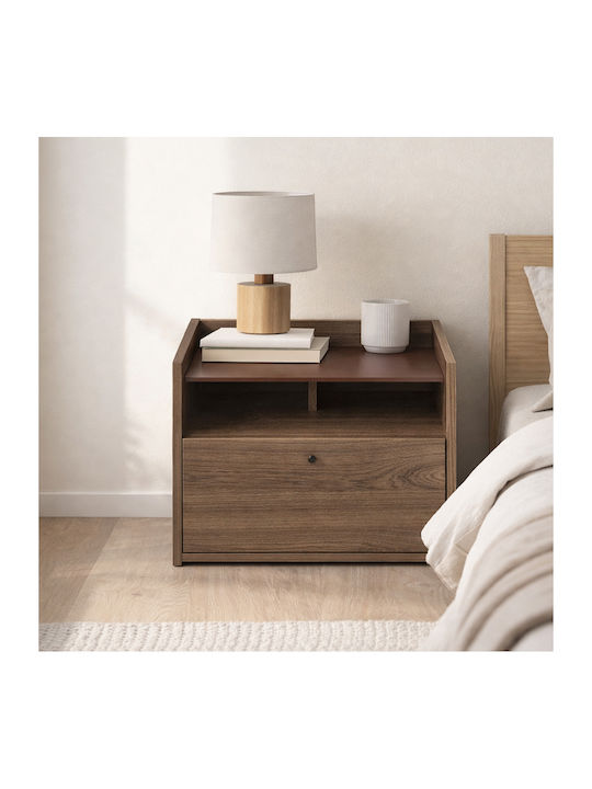 Nachttisch Marsala Braun 64x45x45cm