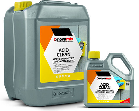 Novamix Acid Clean Καθαριστικό Δαπέδων Κατάλληλο για Πέτρα & Πλακάκια 1lt