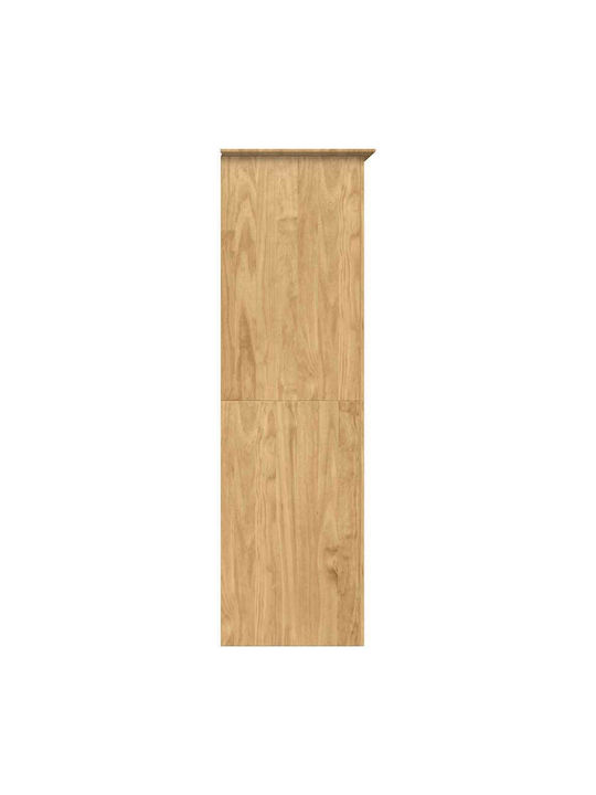 Ușă triplă Dulap de Haine Honey Brown 146x53.5x173cm