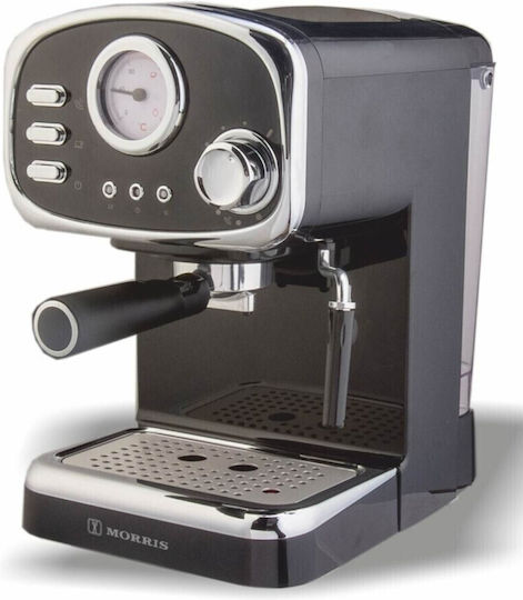 Morris Automatic Espresso Machine 1100W Pressure 20bar Black R20822EMK
