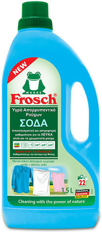 Frosch Active Soda Liquid Detergent for Whites Clothes 1.5lt (22 Measuring Cups)