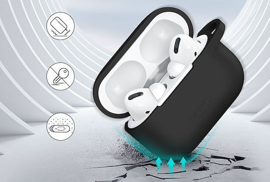 ESR Bounce Калъф с кука в Черен цвят за Apple AirPods Pro
