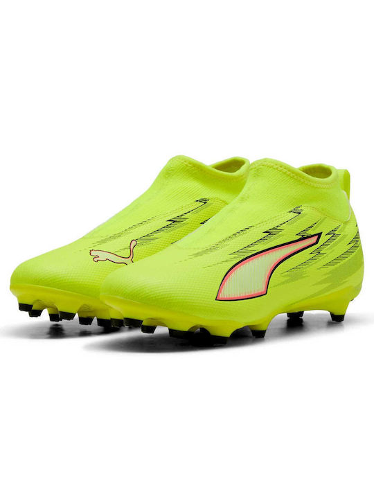FG/AG Kids Soccer Cleats Molded Yellow
