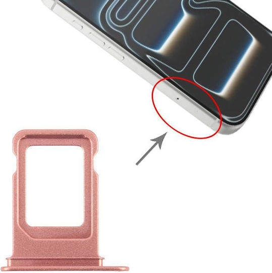 Oem Υποδοχή Κάρτας Sim Iphone 17 Pro 17 Pro Max Pink
