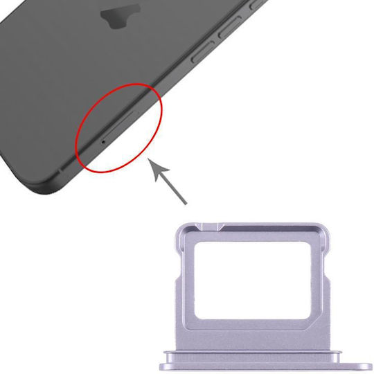 Oem Suport Card SIM iPhone 17 Violet