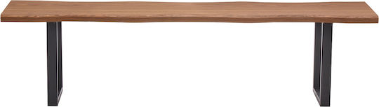 Καρέκλα Τραπεζαρίας Aemon 180x40x47εκ. Σκούρο Ακακία/μαύρο Καρέκλα Τραπεζαρίας Aemon 180x40x47εκ. Σκούρο Ακακία/μαύρο