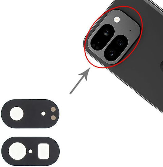 Antracit Sticlă Cameră Camera Lens Cover Google Pixel 9 Pro Fold Oem