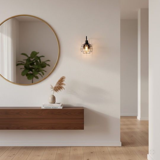 Elmark Holly Φωτιστικό Τοίχου Μαύρο 18x27x28εκ. Elmark Holly Φωτιστικό Τοίχου Μαύρο 18x27x28εκ.
