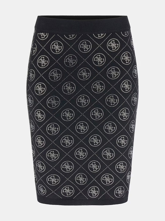 Pencil Mini Skirt Black