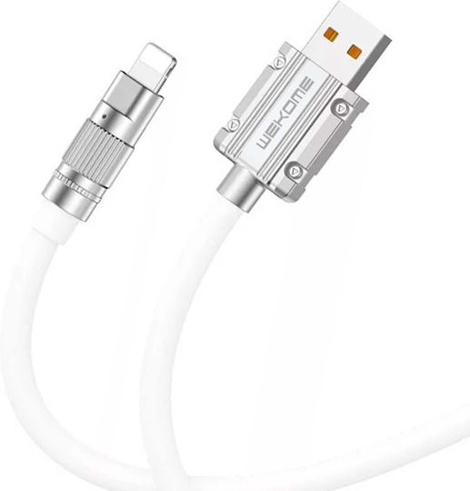 WK WDC-186 USB 2.0 Cable USB Type-C Male to USB-A White 1m