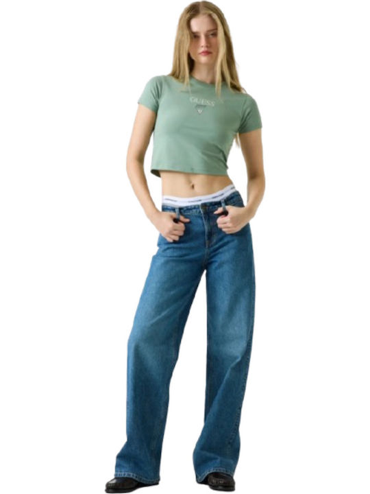 Women's Crop T-shirt Green