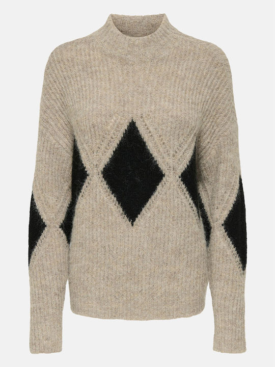 Women's Long Sleeve Sweater Beige