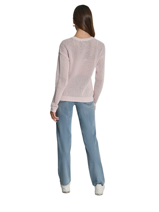 DKNY Logo Sweater Pink
