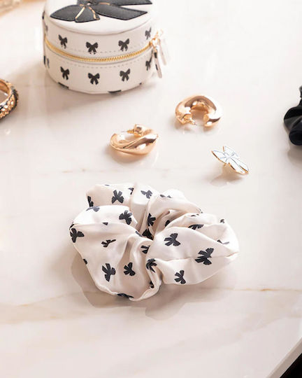 Atws Black Bow Scrunchies Duo Black 3701344215033
