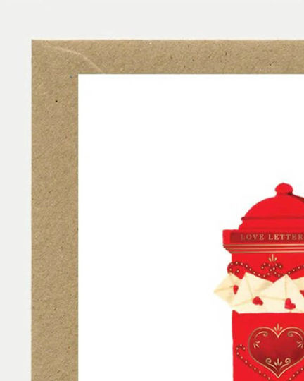 Atws Greeting Cards Gold Love Mails White 3701344209216