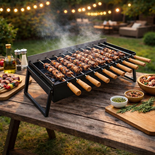Karvounis Stainless steel Portable Cypriot Charcoal Grill
