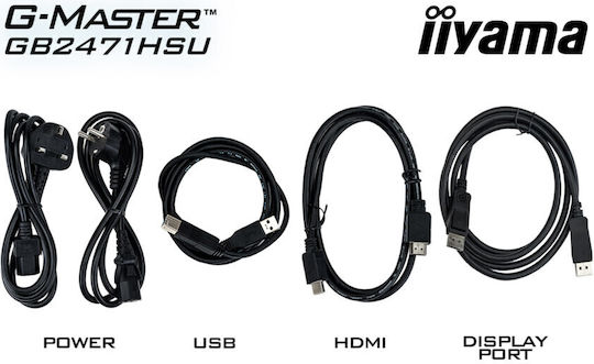 Iiyama G-MASTER GB2471HSU-B1 IPS HDR Gaming Monitor 23.8" FHD 1920x1080 240Hz