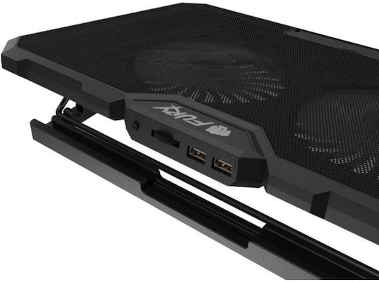 Fury Gunbai G3 Cooling Pad for Laptop up to 17.3" with 2 Fans and Lighting