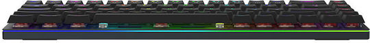Aqirys Agena Wireless Gaming Mechanical Keyboard 65% with Gateron Red switches and RGB lighting (English US)