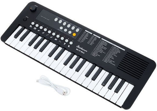 Startone Αρμόνιο BK-37 Mini με 37 Πλήκτρα Τυπικής Αφής Μαύρο