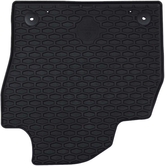 vidaXL Set of Front and Rear Mats 4pcs for Volkswagen Polo 2021 Black