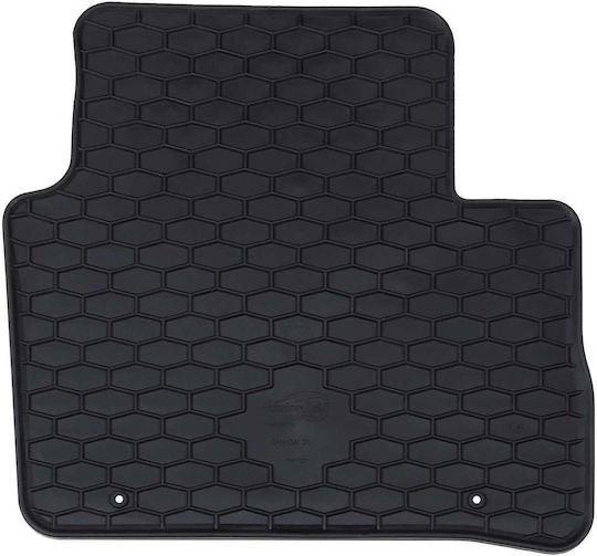 vidaXL Set of Front and Rear Mats 4pcs for Nissan Qashqai 2021 Black
