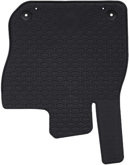 vidaXL Set of Front and Rear Mats 4pcs for Skoda Superb Volkswagen Passat Black