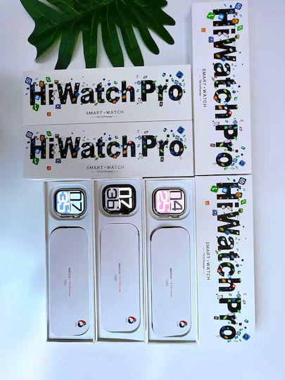 Tx10 Pro Max 49mm Smartwatch με Παλμογράφο (Λευκό)