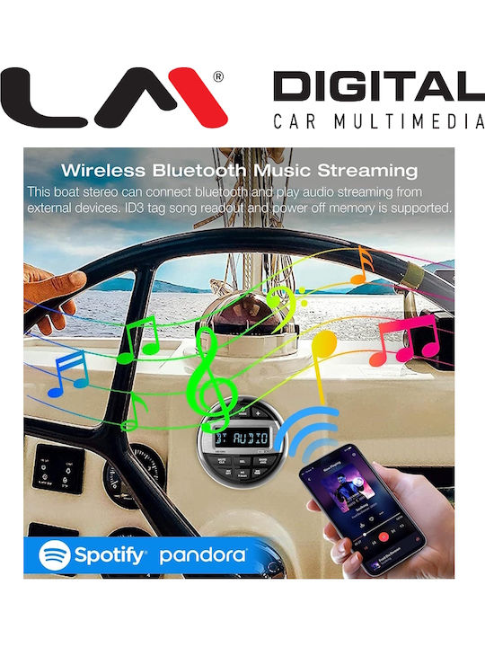 LM Digital Ηχοσύστημα Αυτοκινήτου (Bluetooth/USB/WiFi/GPS) με Οθόνη Αφής 7"