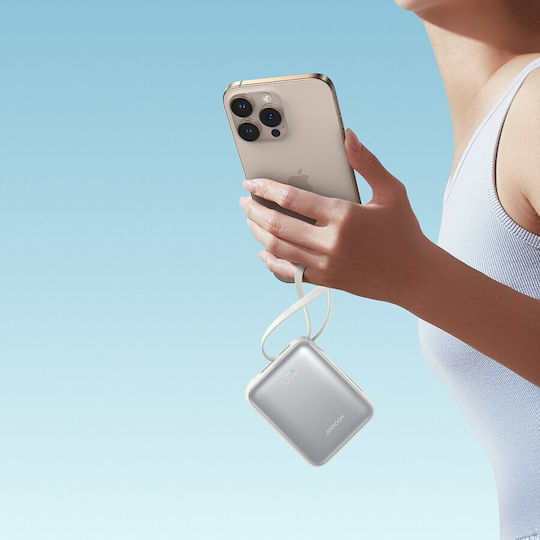 Joyroom JR-PBF27 Външна Батерия 10000mAh 22.5W с USB-C Изходен Порт Power Delivery Бяла