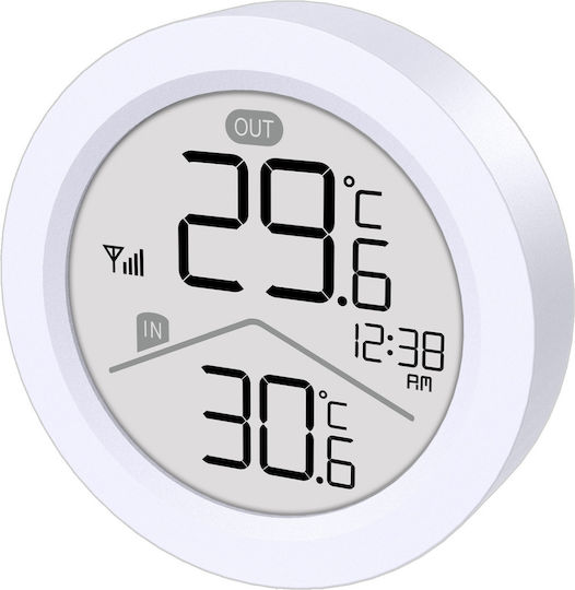 Green Blue GB162 Wireless Digital Weather Station Tabletop White