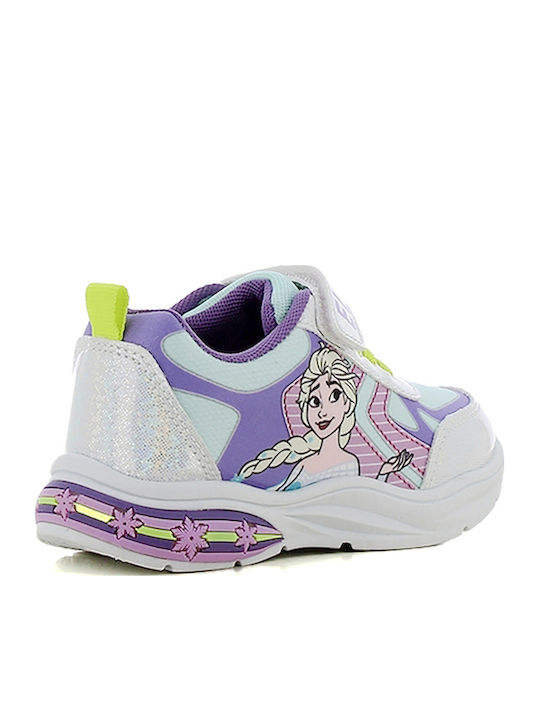 Kinder Sneakers mit Lichtern Silber
