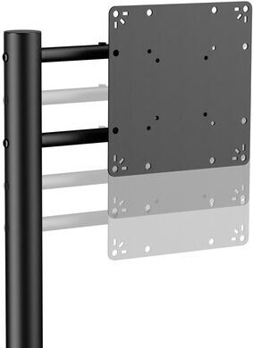 Brateck FS54-22T-02W-BK Стойка за телевизор Подов до 43" и 15кг Черен