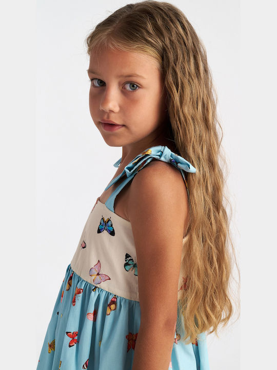 Rochie pentru Copii Fără mâneci Light Blue