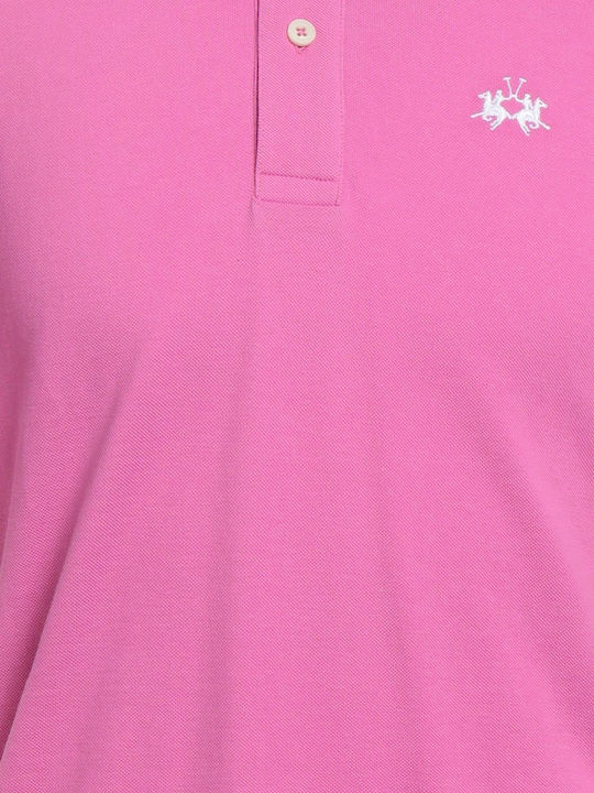 Polo Sportliches Kurzarmbluse Fuchsia