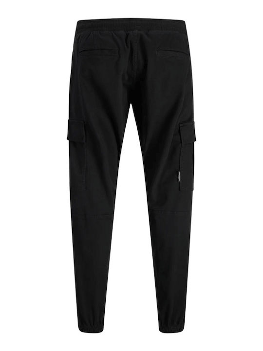 Jack & Jones Παντελόνι Cargo Μαύρο Jack & Jones Παντελόνι Cargo Μαύρο