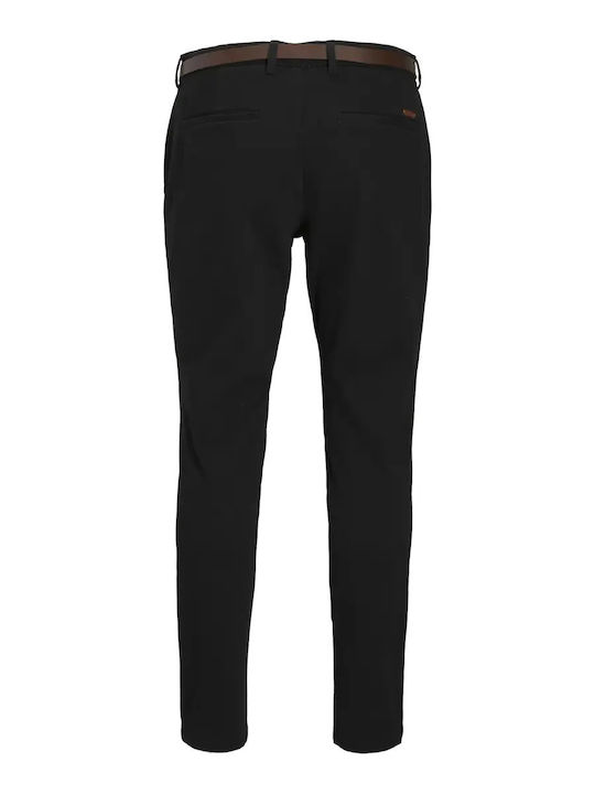 Men's Chino Trousers Regular Fit Black