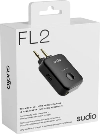 Sudio Fl2 ‒ Mini Bluetooth Audio Adaptor Μαύρο