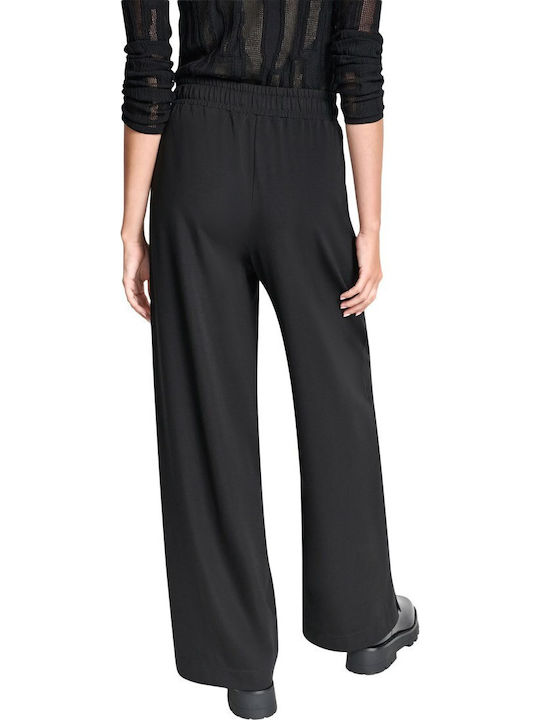 Women's Fabric Trousers Black