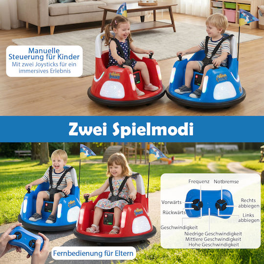 Elektrisches Einsitzer Kinderfahrzeug mit Fernbedienung 12 Volt Blaue Für 5+ Jahre