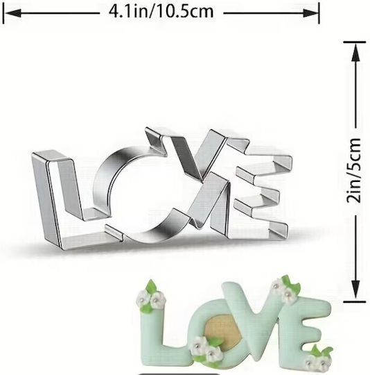 Keksausstecher – Rostfreier Stahl Love Form