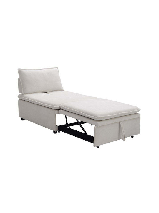 Frannie Πολυθρόνα Κρεβάτι Μπεζ 94x114x45cm