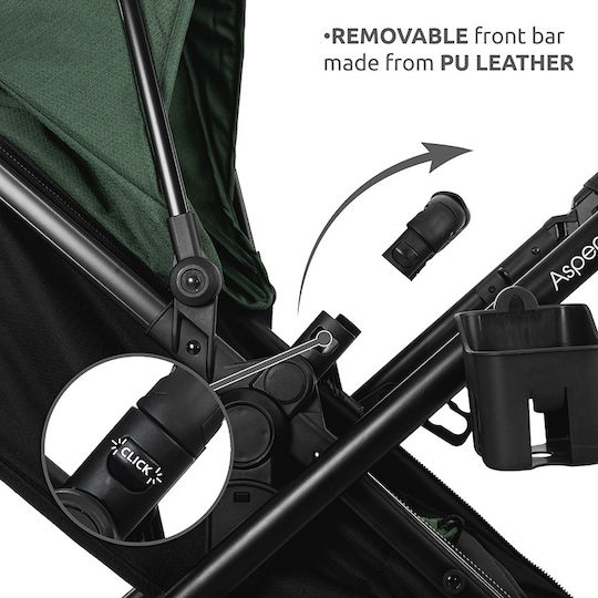 Lorelli Aspen Adjustable 3 in 1 Baby Stroller Suitable for Newborn Cappuccino