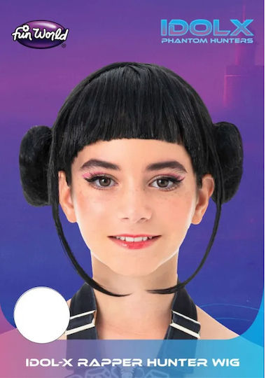 Carnival Wig Child's with Braids Brunette for Halloween