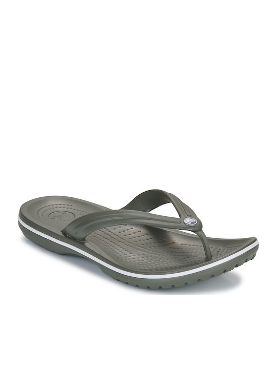 Crocs Crocband Flip Flops Gray