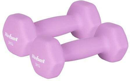Rebel Active Hexagon Dumbbell Made of Neoprene 1 x 2kg