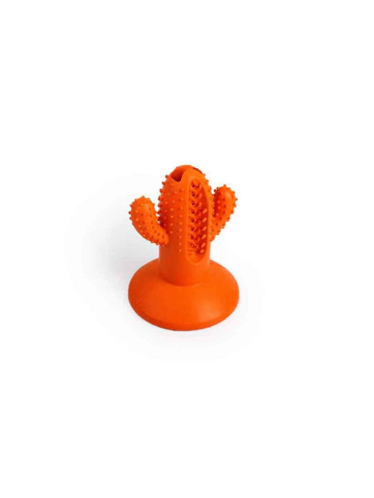 Afp Dog Toy Dental Care Dental Cactus Orange Medium 13x9.5x9.5cm Monochrome
