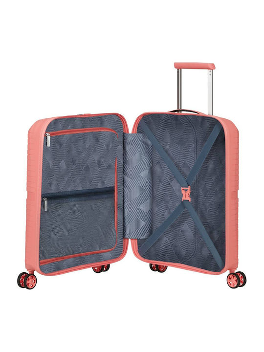 American Tourister Airconic Cabin Hard Travel Suitcase Solar Pink with 4 Wheels