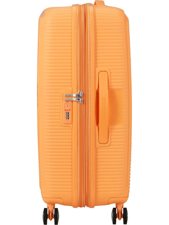 American Tourister Soundbox Valiză De Călătorie Medie Dură Papaya Pop Cu 4 Roți