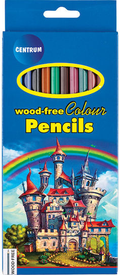 Centrum Plastic Colour Pencils Farbstift-Set 12Stück Packung von 1 Verpackungen